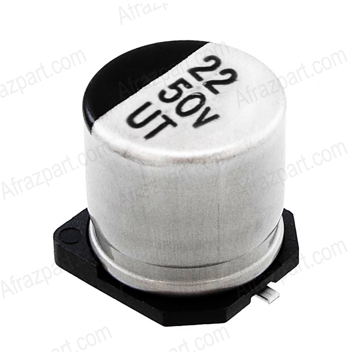 SMD خازن الکترولیتی 22 میکرو فاراد 50 ولت